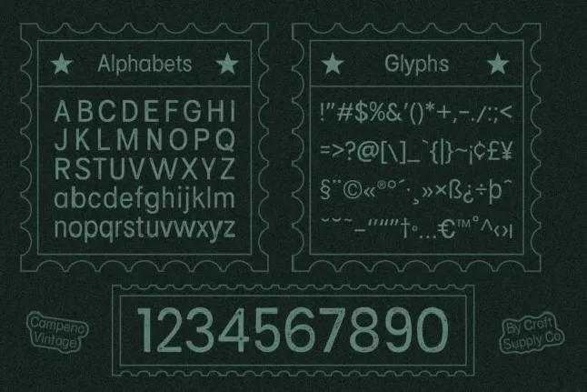 Campeno Vintage font