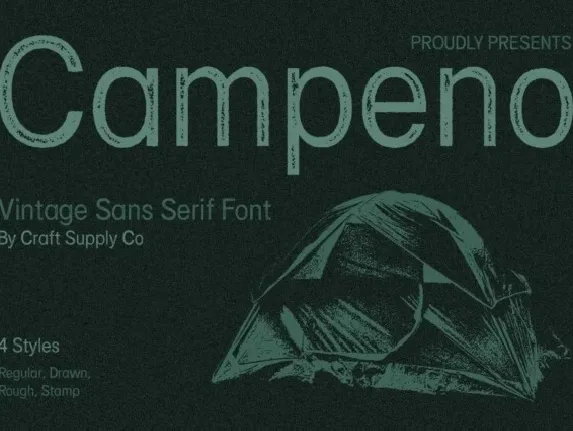 Campeno Vintage font