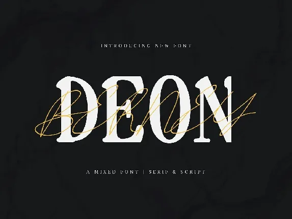 Deon Berney font