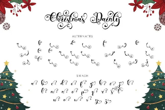 Christmas Dainty font