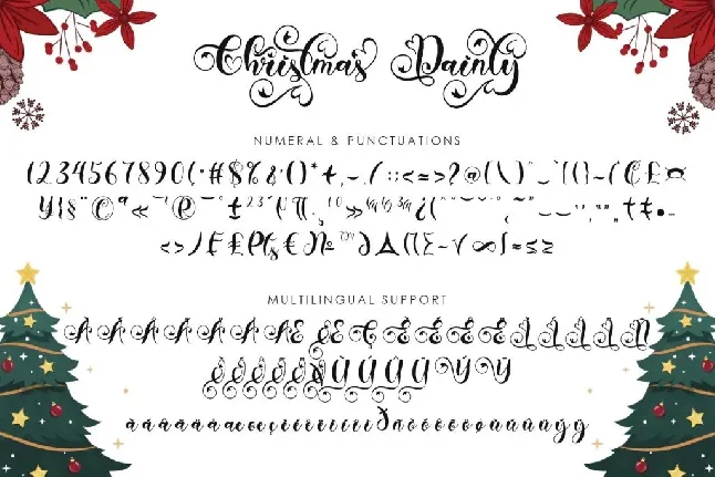 Christmas Dainty font