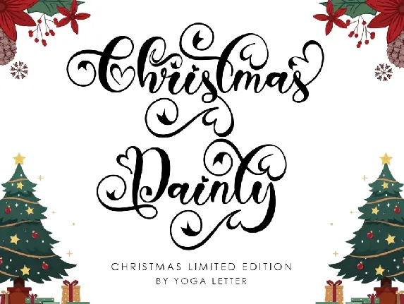 Christmas Dainty font