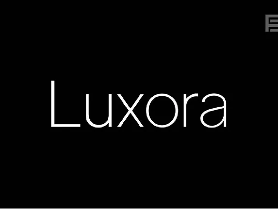 Luxora Grotesk font