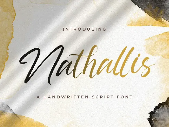 Nathallis font