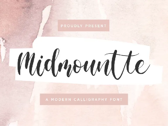 Midmountte font