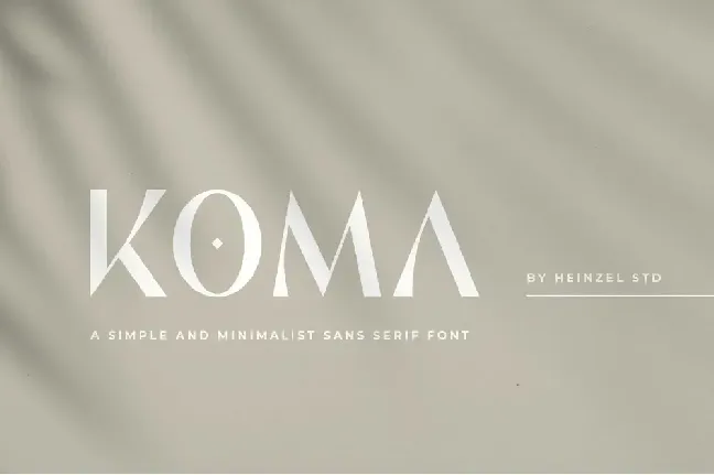 Koma font