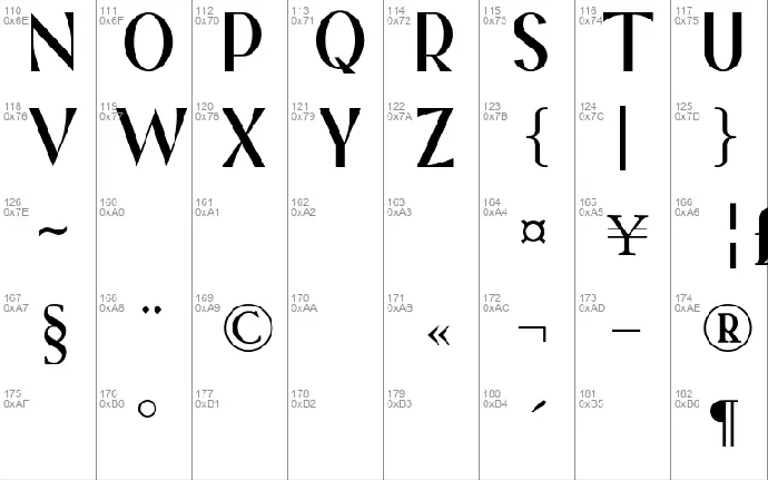 Koma font