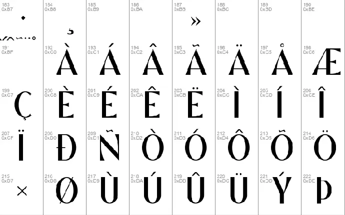 Koma font