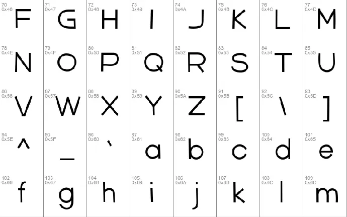 Handorty font