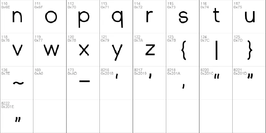 Handorty font