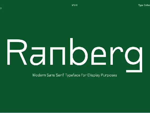 Ranberg Free font