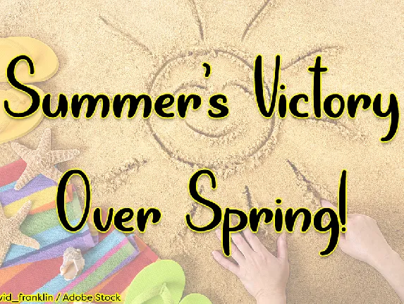 Summers Victory Over Spring font