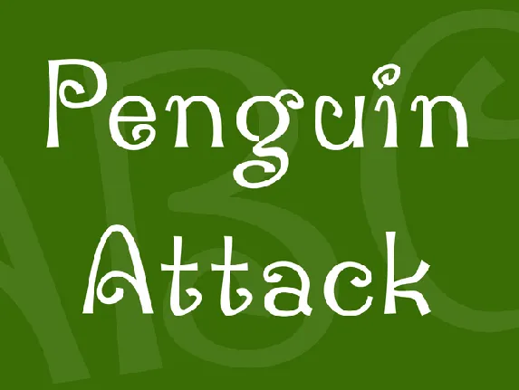 Penguin Attack font