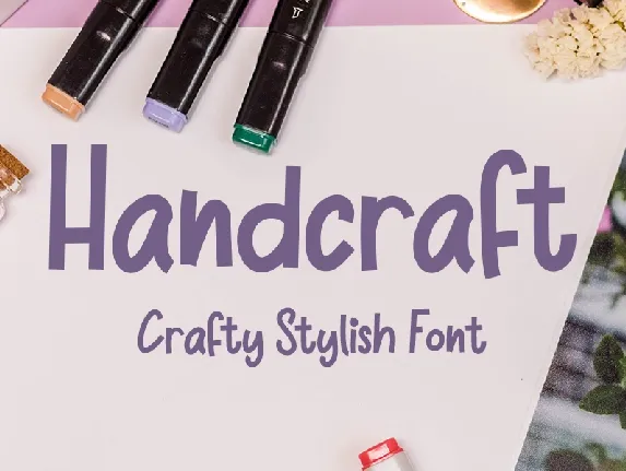 Handcraft font