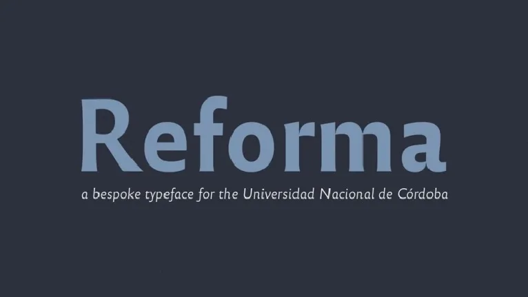 Reforma Family font