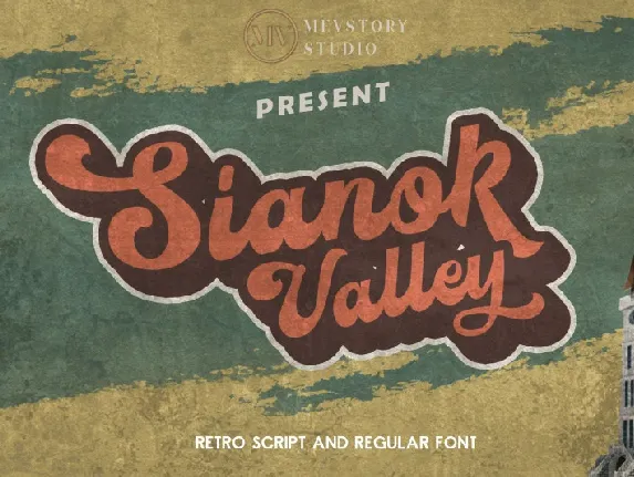 Sianok Valley Retro font