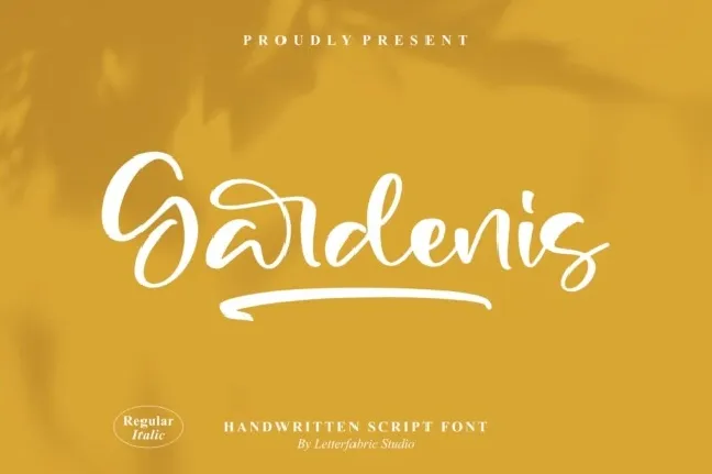 Gardenis font