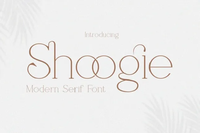 Shoogie font