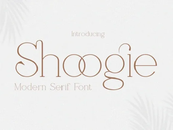 Shoogie font