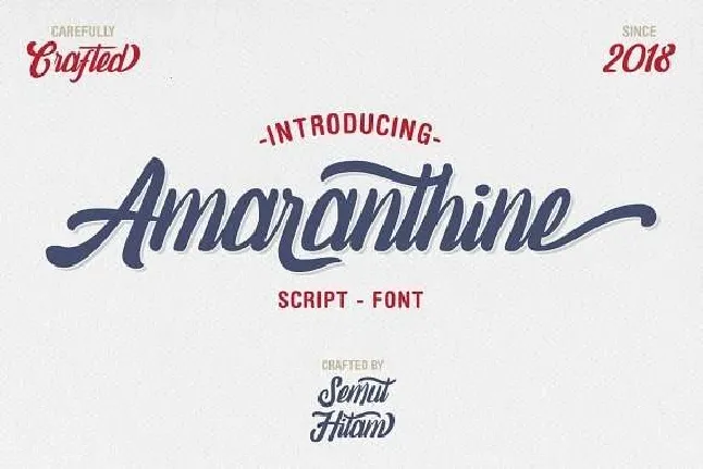 Amaranthine font