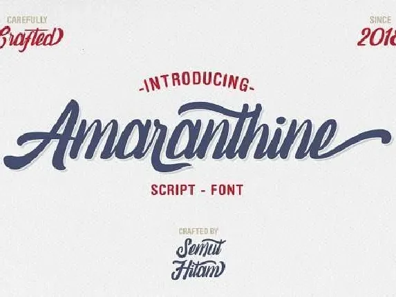 Amaranthine font