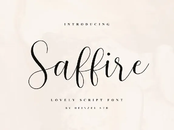 Saffire font