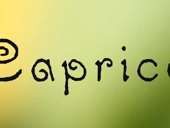 Caprice font