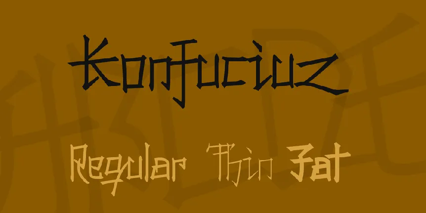 Konfuciuz font