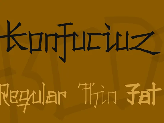 Konfuciuz font