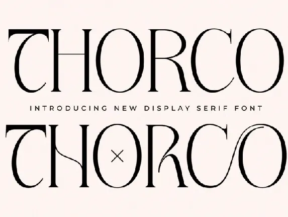 Thorco font