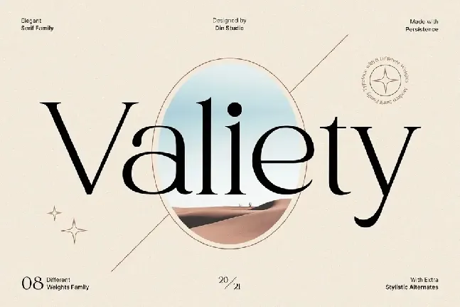 Valiety font