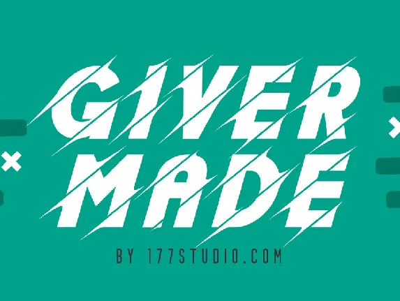 Giver Made font