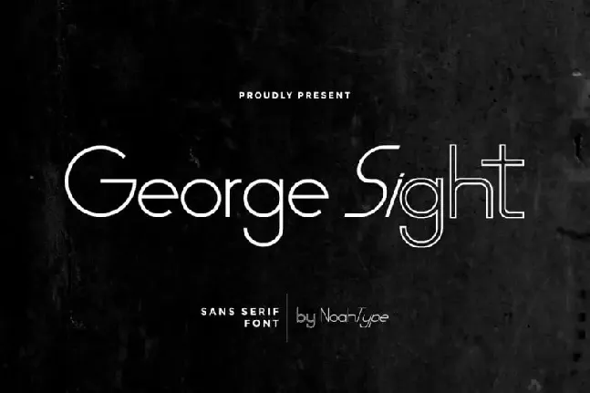 George Sight Sans Serif font