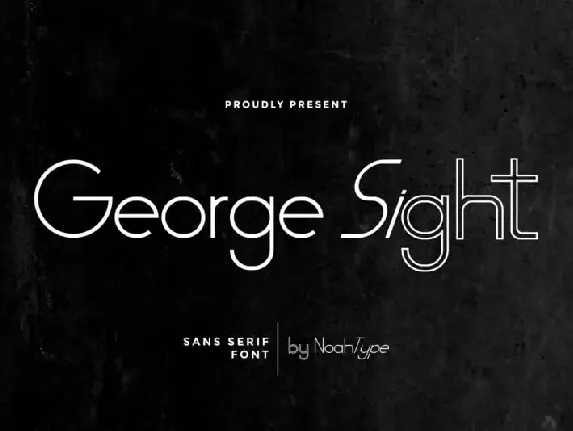 George Sight Sans Serif font