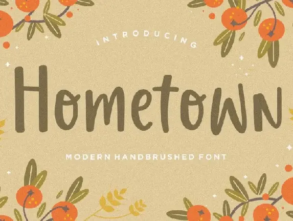 Hometown Display font