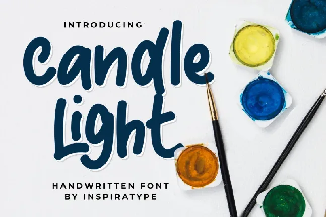 Candle Light – Handwritten font