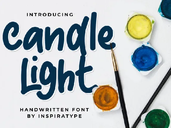 Candle Light – Handwritten font