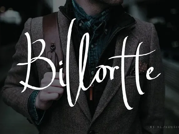 Billortte Script font