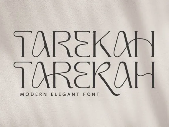 Tarekah font