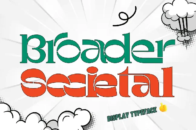 Broader Societal Demo font