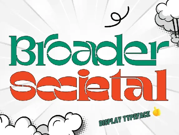 Broader Societal Demo font