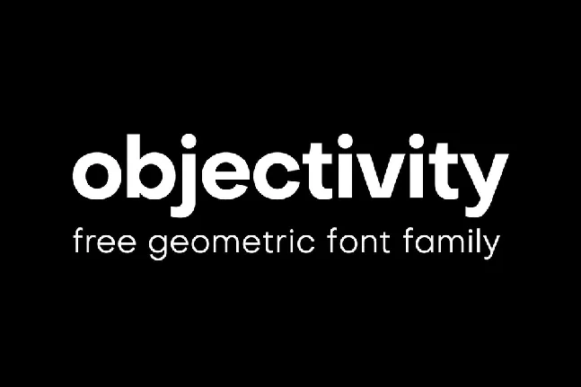 Objective Family font