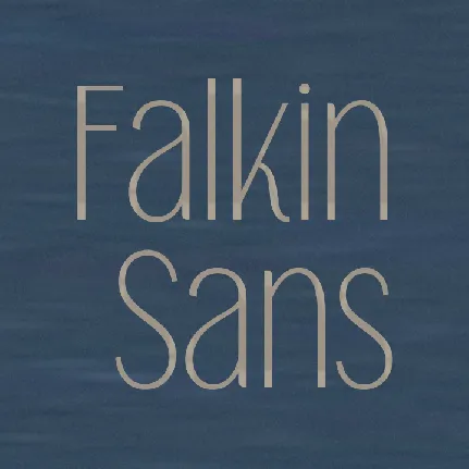 Falkin Sans PERSONAL font