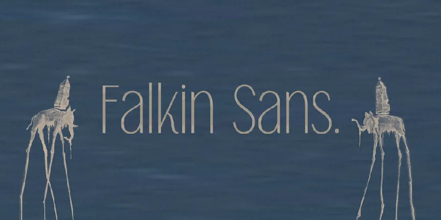 Falkin Sans PERSONAL font