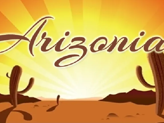 Arizonia font