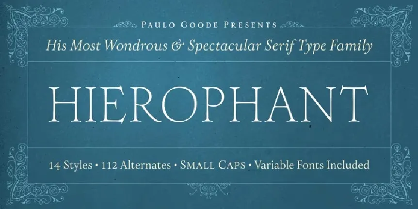 Hierophant Family font