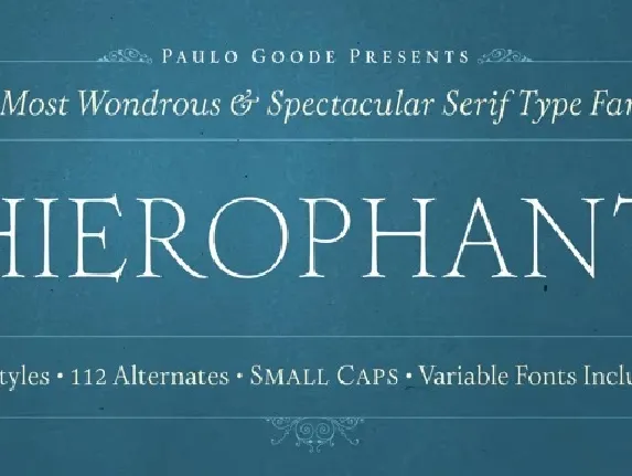 Hierophant Family font