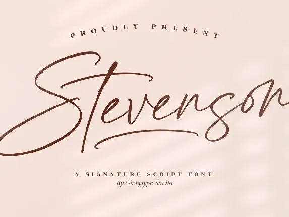 Stevenson font