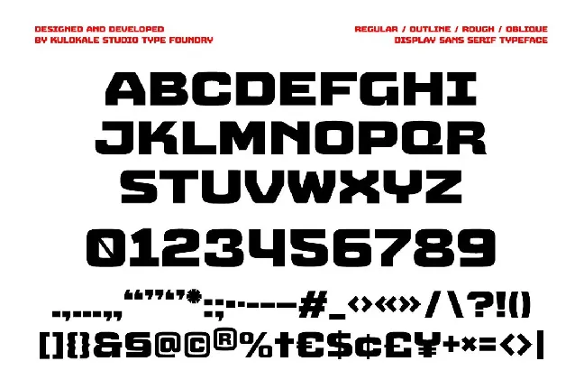 Sagu Exora font