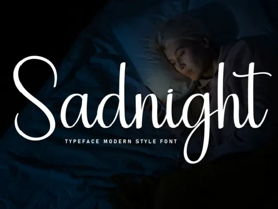 Sadnight Script font